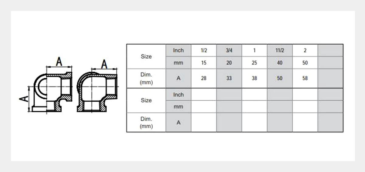 Malleable Iron Fitting Side Outlet Elbow hbsinostar1 Malleable Iron Fitting Side Outlet Elbow hbsinostar1